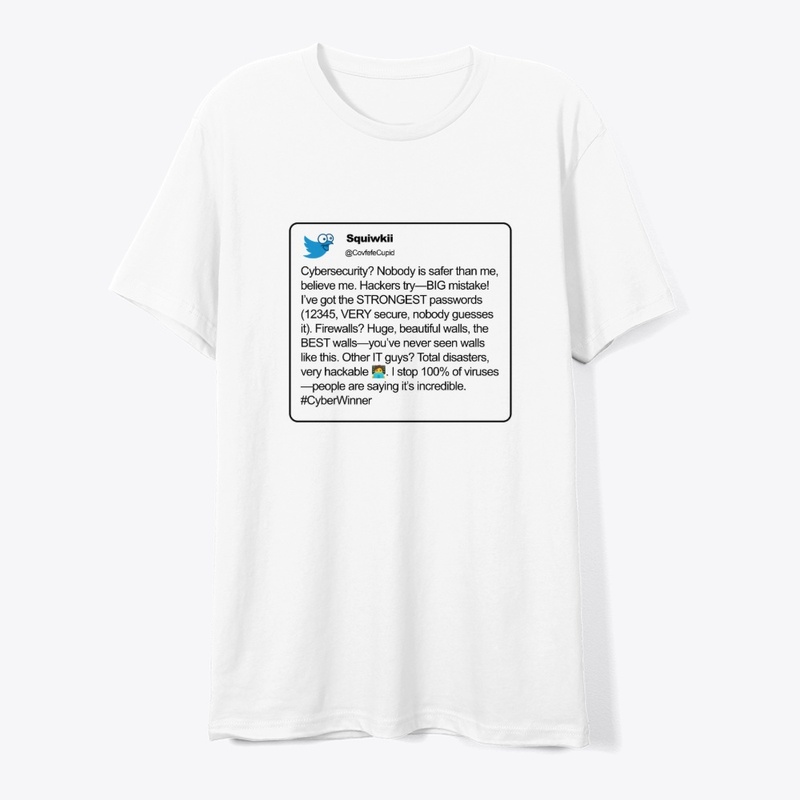 🔒 “Cyber Winner” Trump-Style Parody Tee