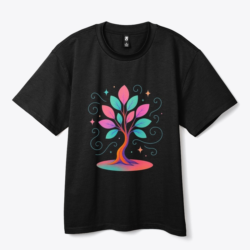 Mystical Colorful Tree of Life–Vibrant