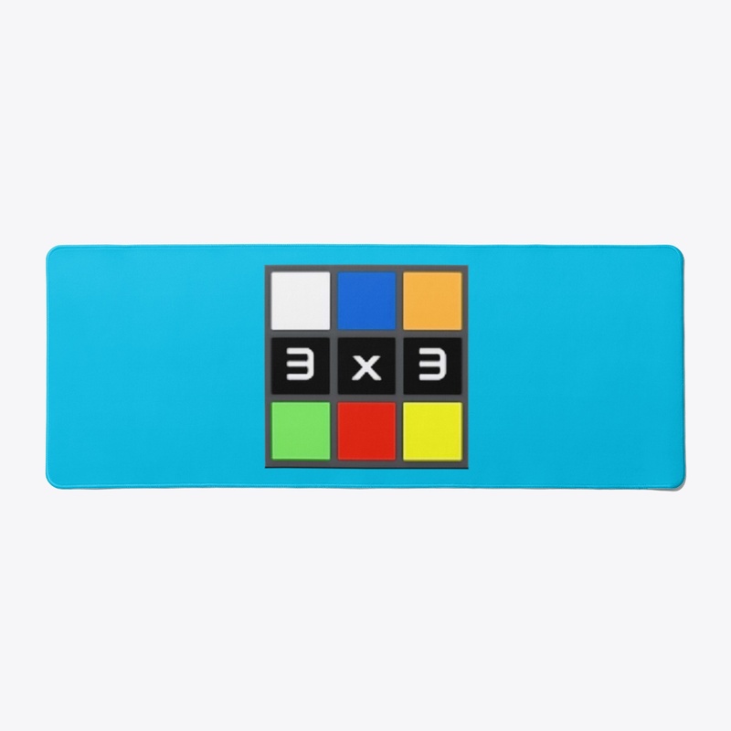 3x3 Solvers Cubing Desk Mat