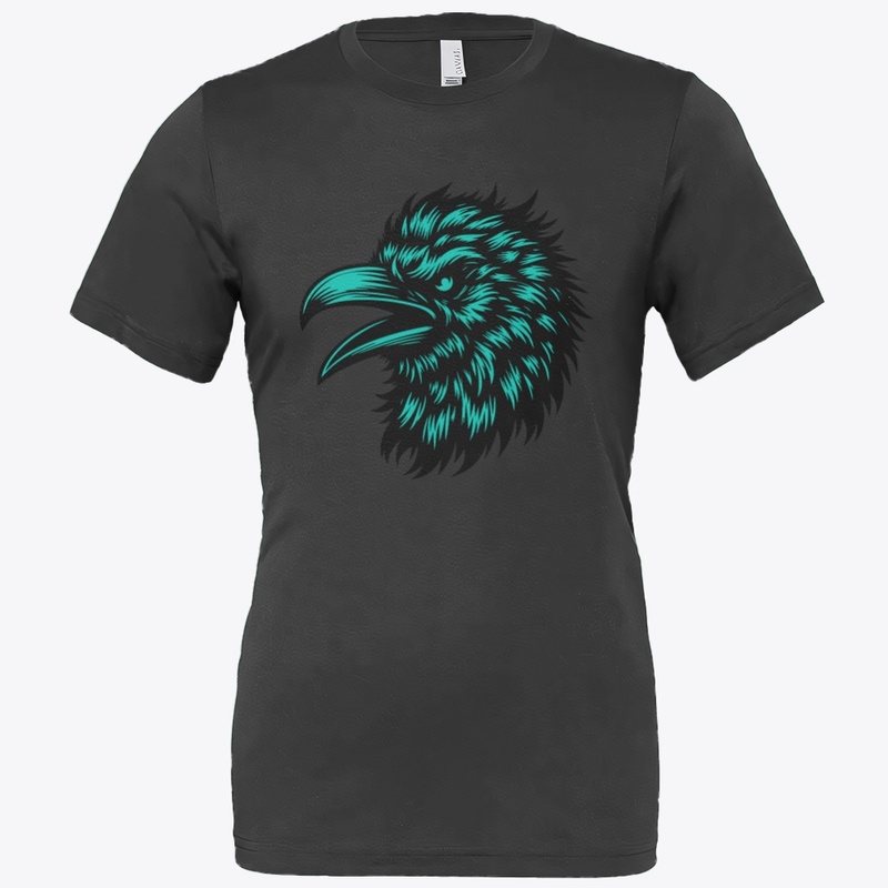 Majestic Crow Head Graphic