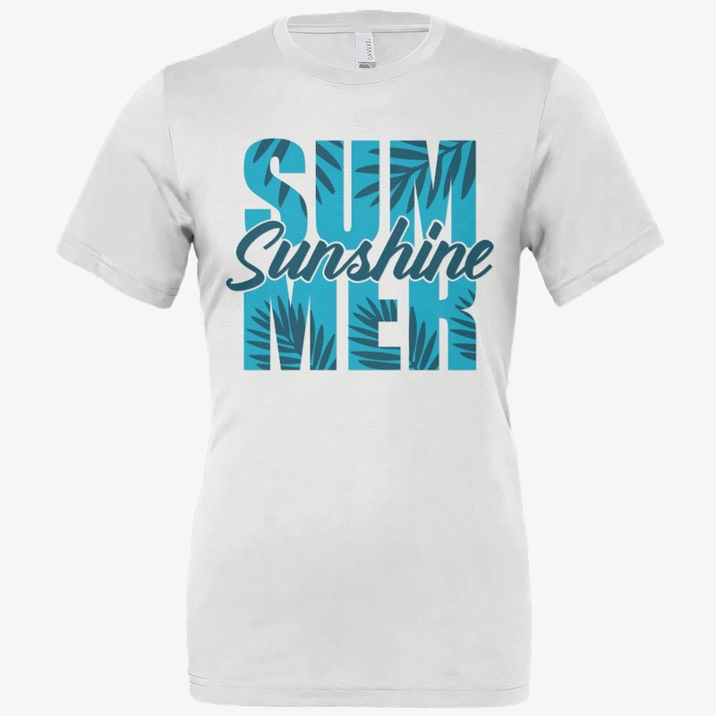 Modern Summer Sunshine Typography Trendy