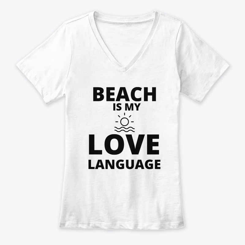 Beach is my love language funny summer q