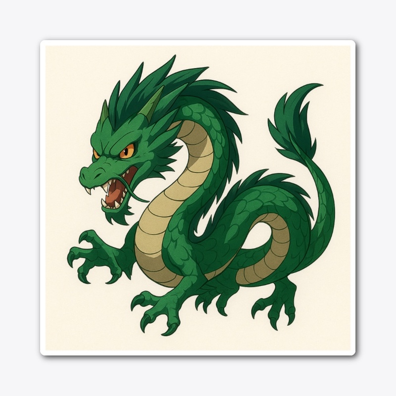 Green dragon taniwha 