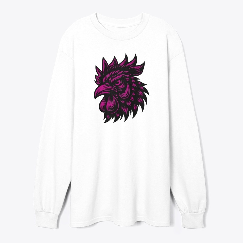 Wild Angry Chicken Design