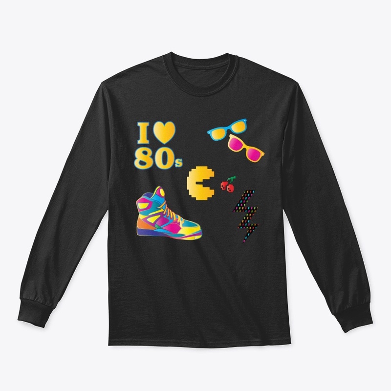 i love eighties design logo awsome desig