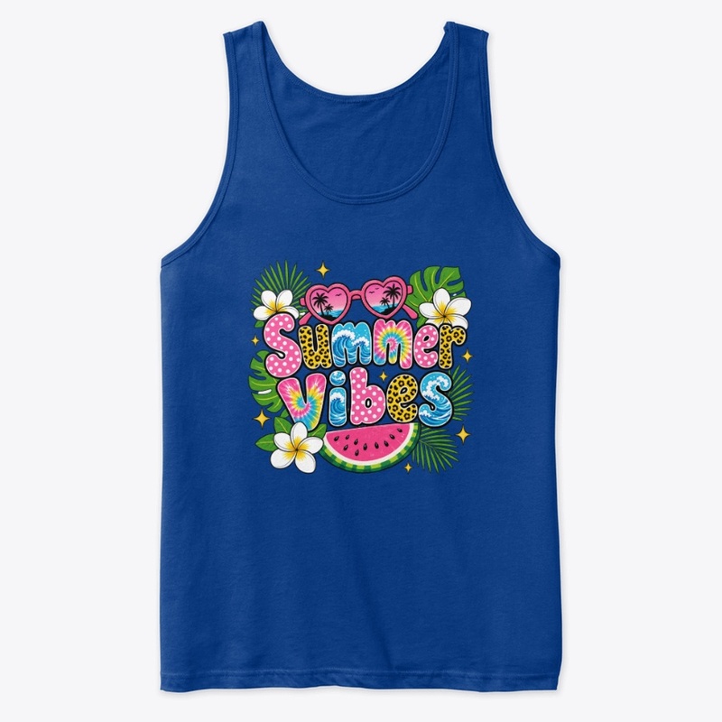 Colorful Beach T-Shirt Design