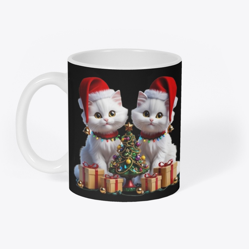 Christmas T-shirt cat