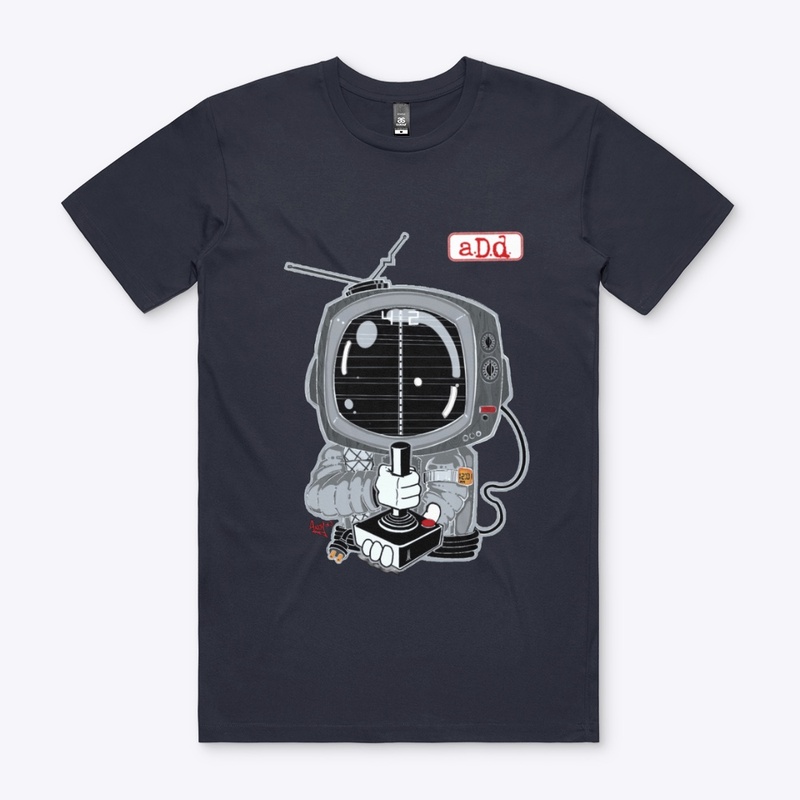 T.V. guy black and white