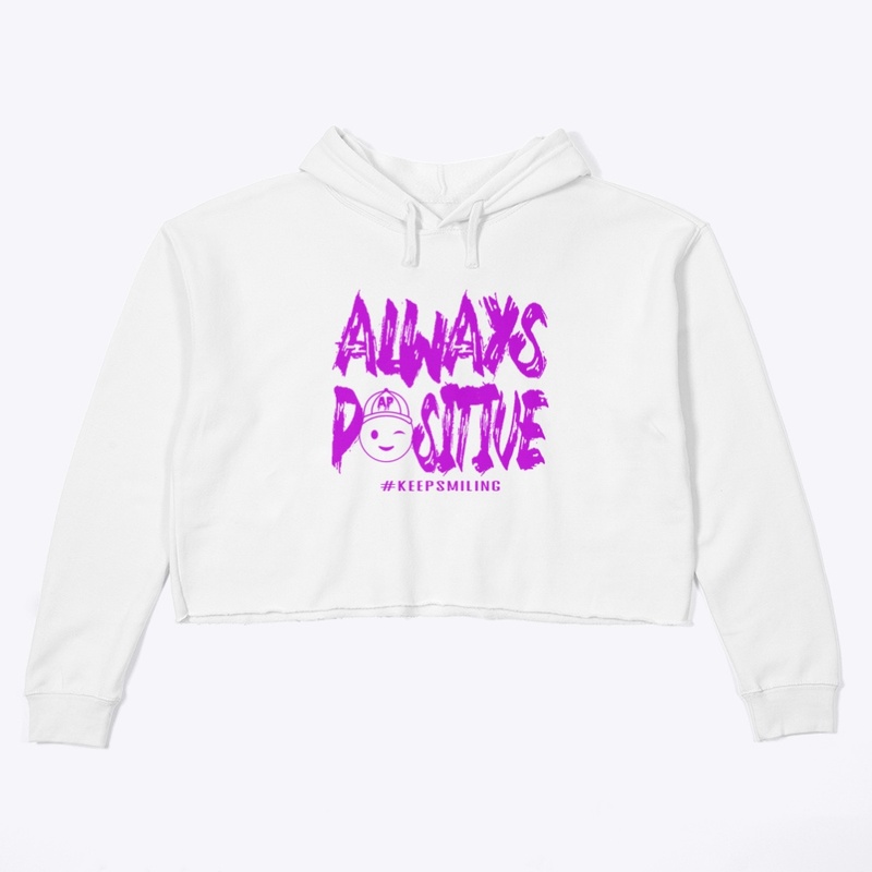 Always Positive (Purple) - Women’s Crop