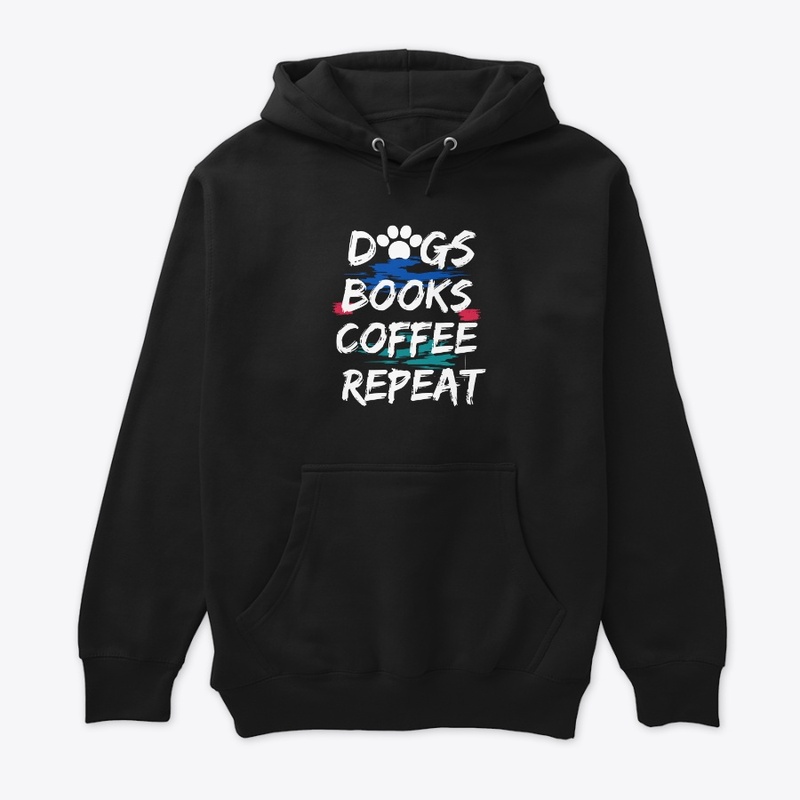 DOGS BOOKS COFFEE REPEAT