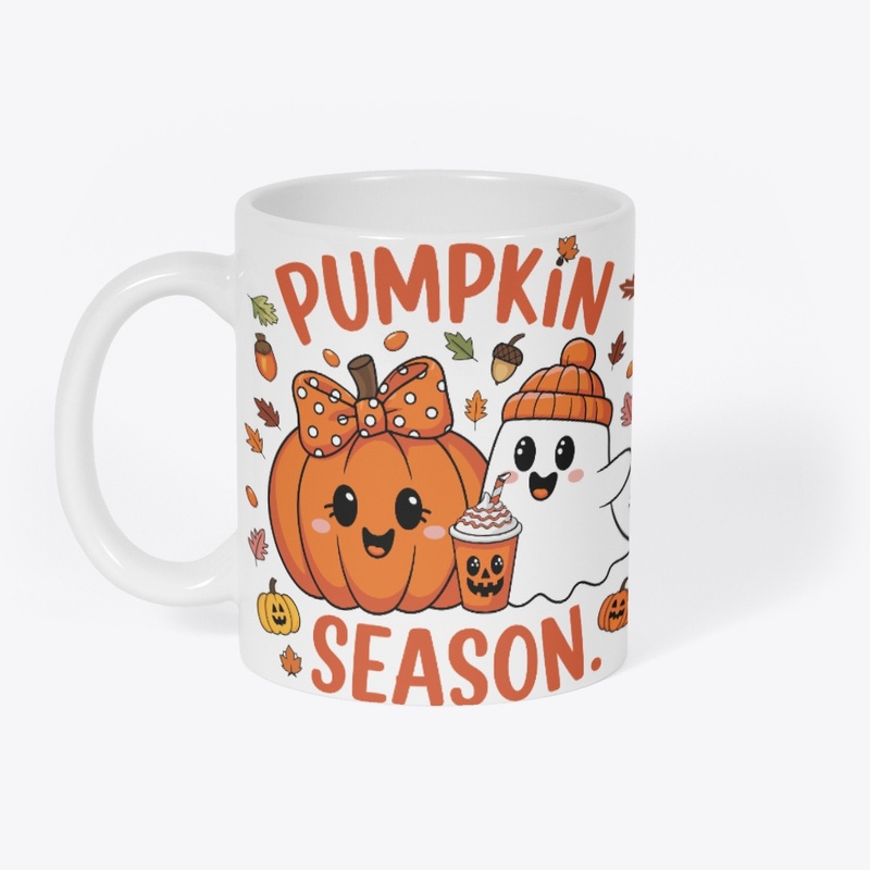 pumpkin season sublimation design