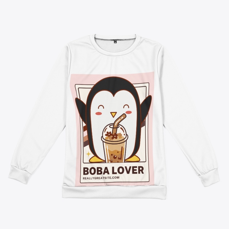 Cute Kawaii Penguin Boba Lover