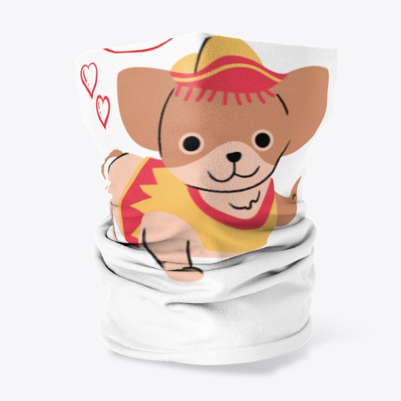 Love dog graphic 