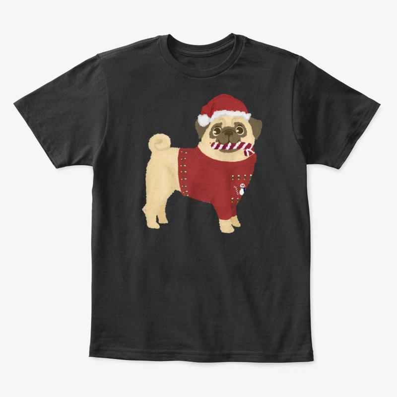 Xmas Pug Classic T-Shirt