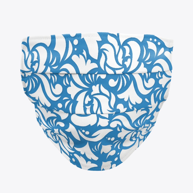 ornamental flowers face mask
