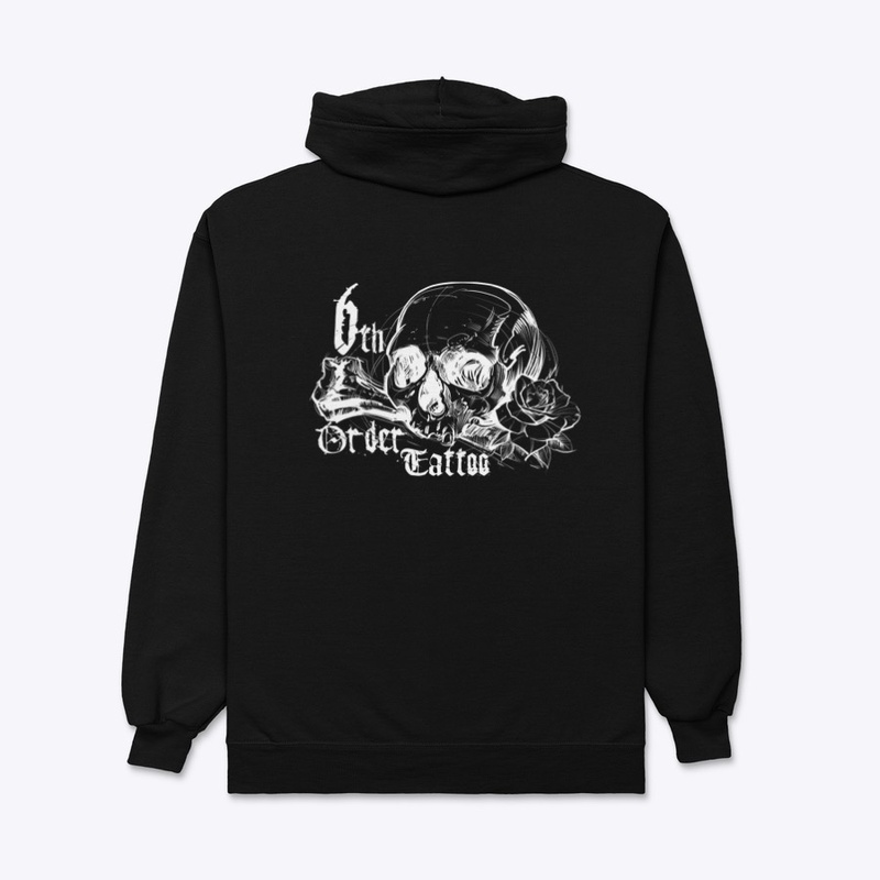 Skull Sketch (White Print)