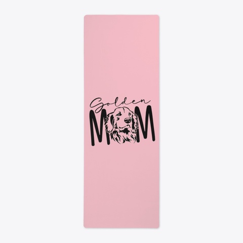 Golden Retriever Mom Pink T-Shirt Front