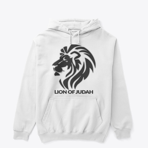Lion Of Judah
 White T-Shirt Front