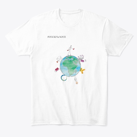 Poggio La Noce Family White T-Shirt Front