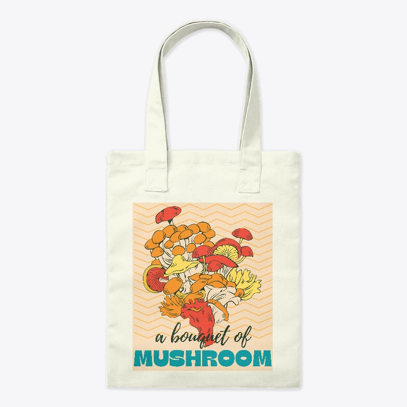 A bouquet of mushroom Yellow pattern