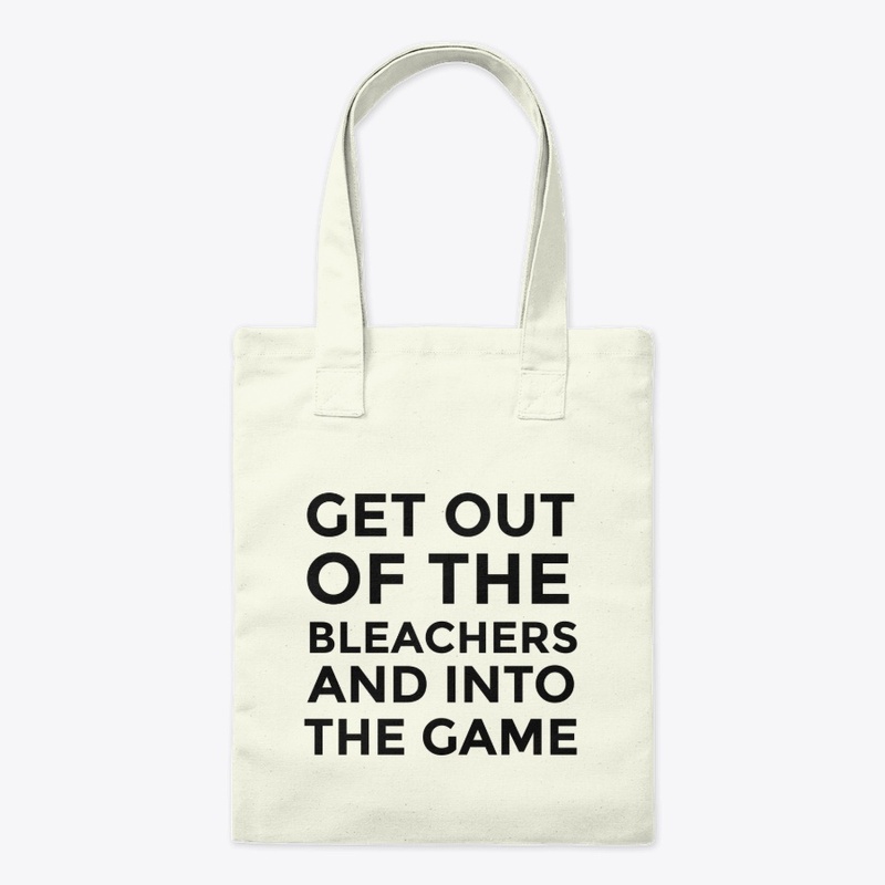 Get Out Of The Bleacher Grocery Tote Bag