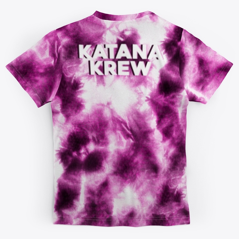 Katana Krew Pink Tie Dye Tee