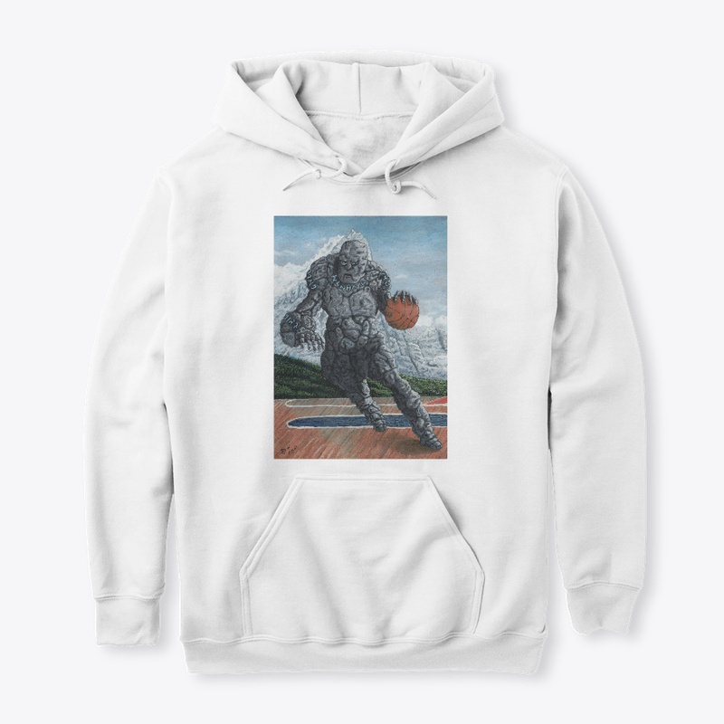 Stone Golem Playing Basketball Tee