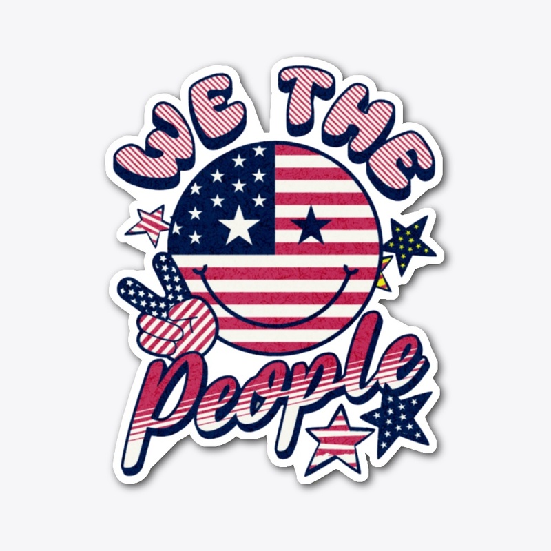 Patriotic Smiley T-Shirt
