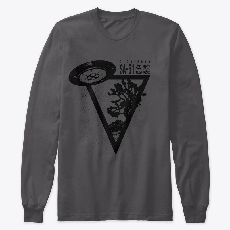 Storm Area 51 Desert Tree UFO Tshirt