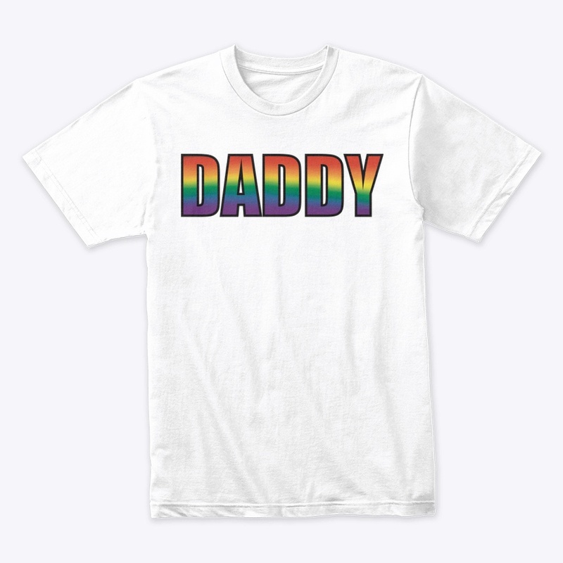 Gay Daddy Rainbow Bold Shirt