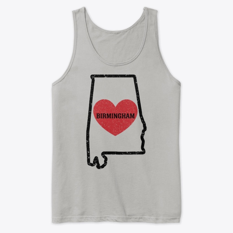 Birmingham Alabama Heart Shirt City 