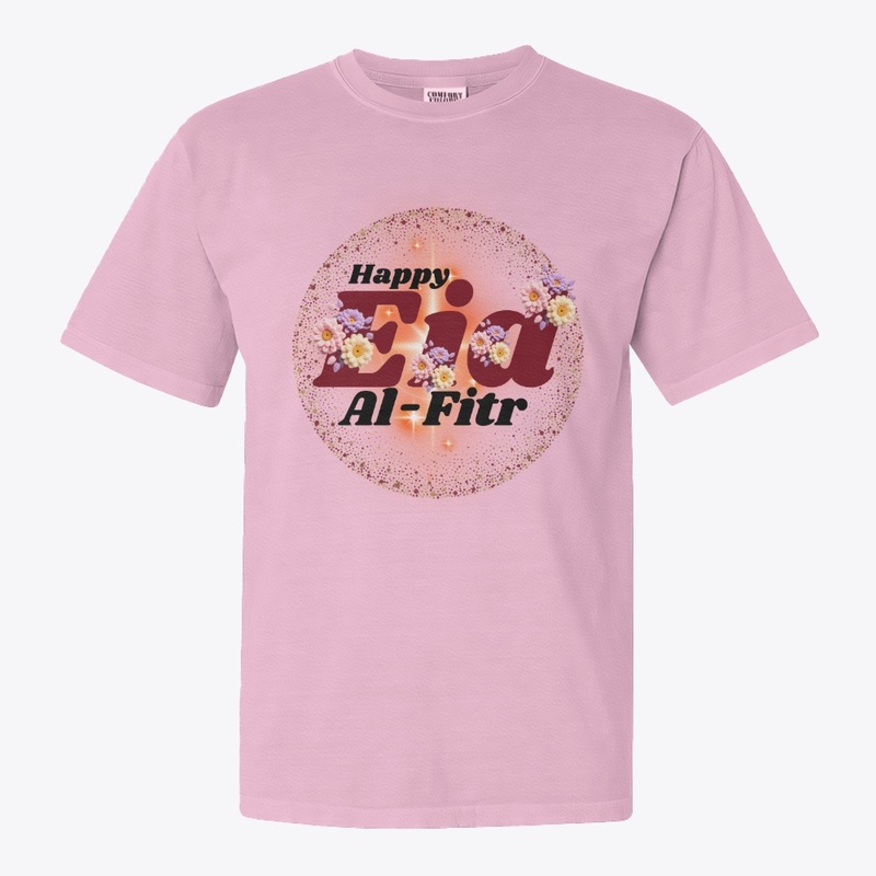 Eid Al-Fitr Floral Sparkle Design
