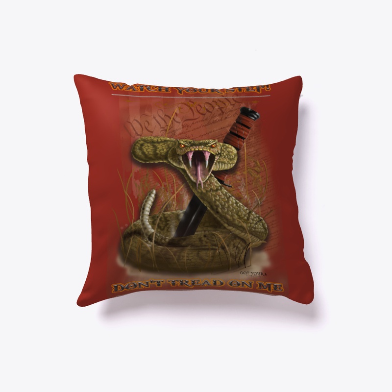 DON'T TREAD ON ME INDOOR PILLOW