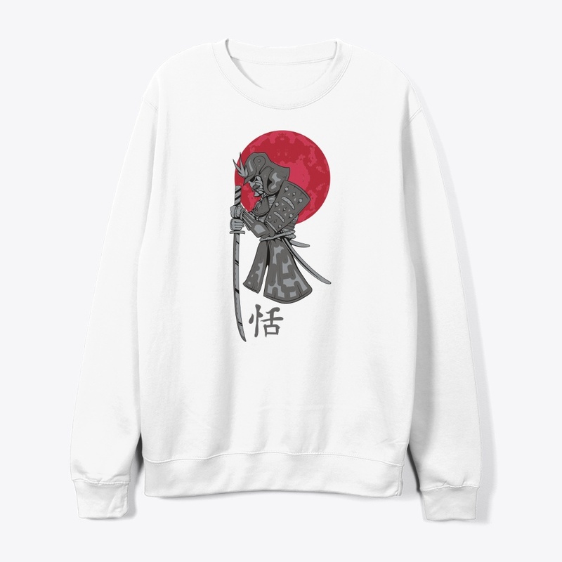 Samurai Red Moon T-Shirt/Hoodie