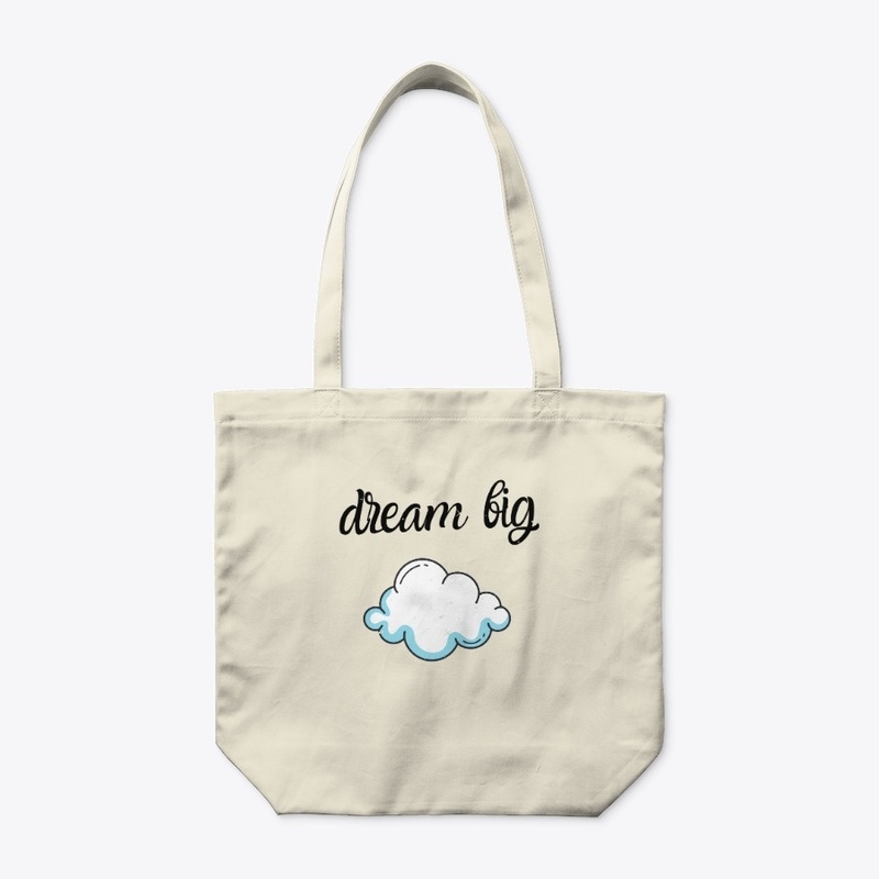 Dream Big Quote Sleep Cloud at Night