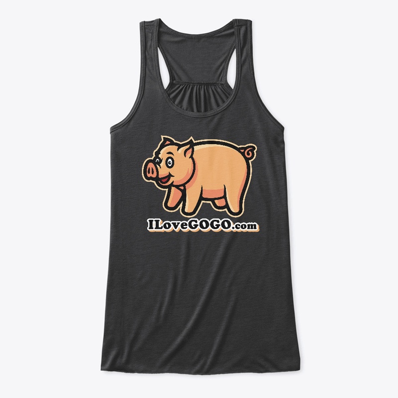 Standing piggy I Love GOGO