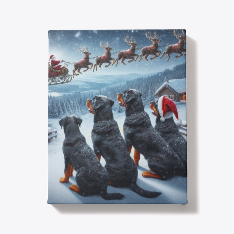 Rottweiler's Christmas Eve