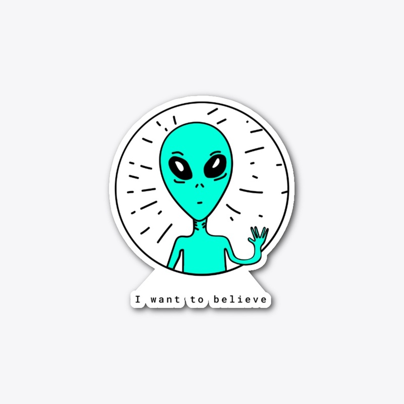 weird alien t-shirt design