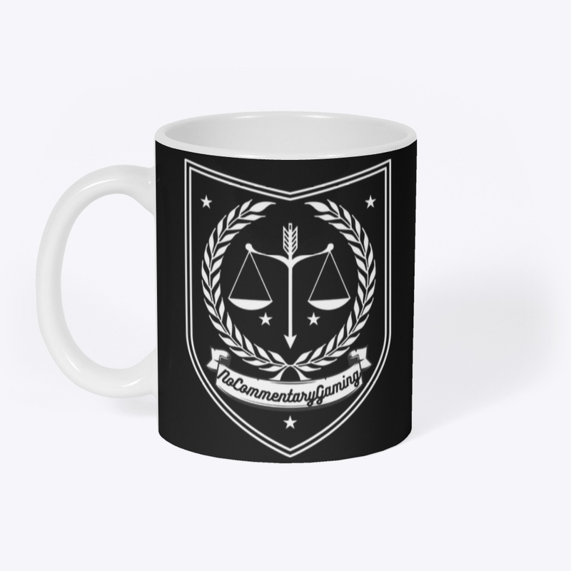 NoCommentaryGaming Logo Banner Mug