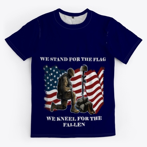 We Stand For Dark Navy T-Shirt Front
