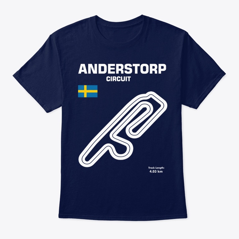 Anderstorp Circuit Track Outline shirt