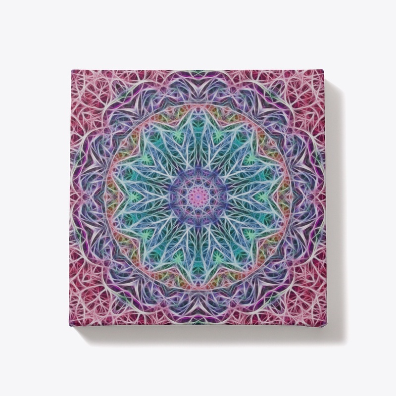 Blue and Pink Kaleidoscope