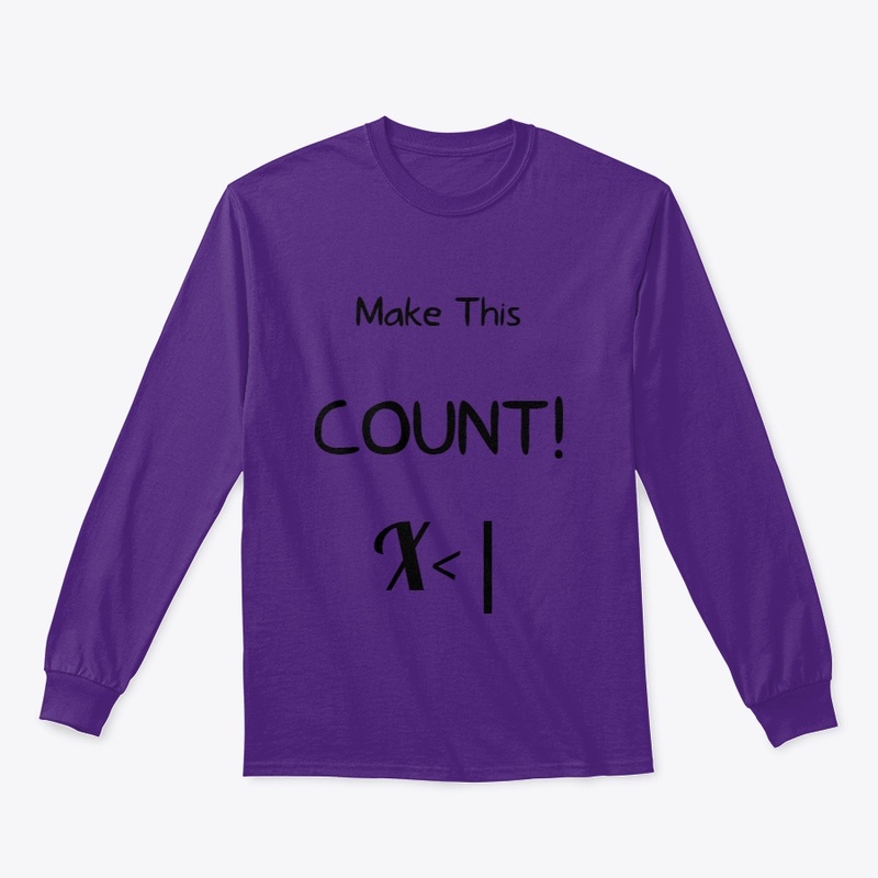 Make this count long sleeve