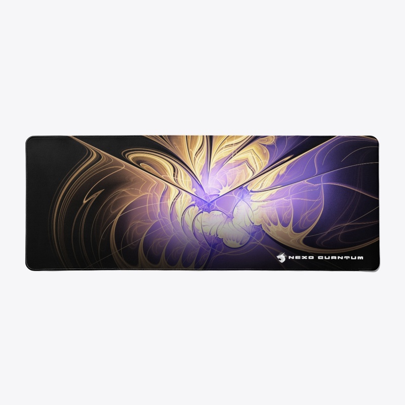Nexo Quantum Abstract Fractal Desk Mat