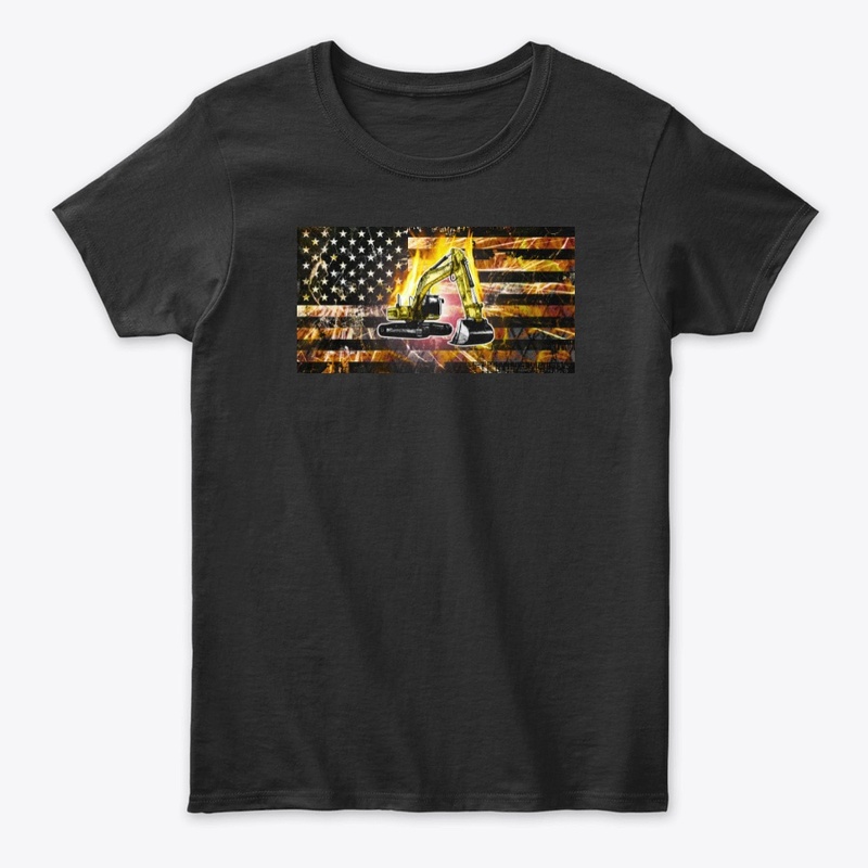 Excavator Flag Sparks