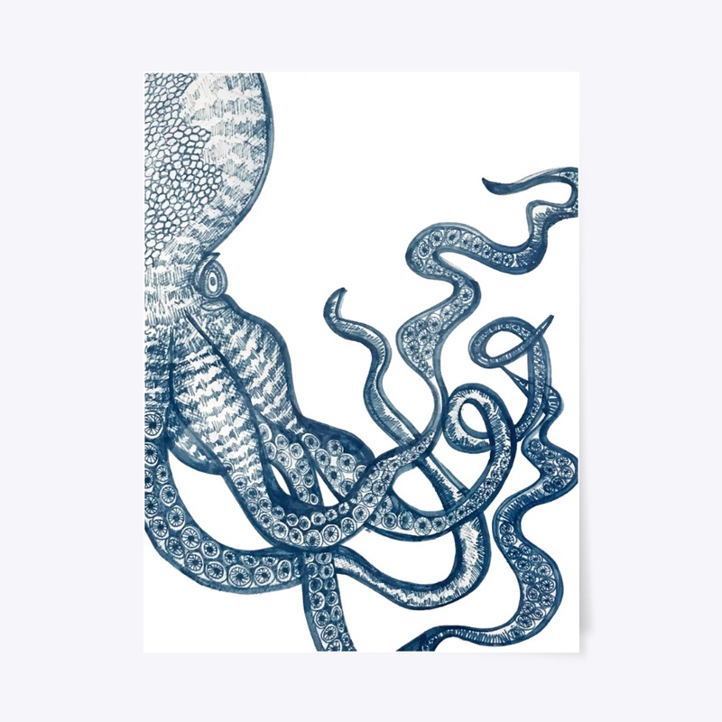 Octopus Art Print