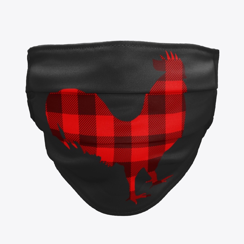 Plaid Christmas Rooster