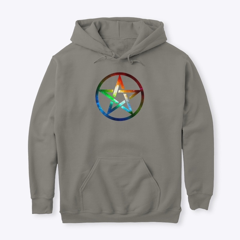 Rainbow pentagram 