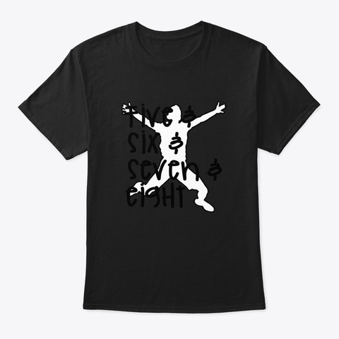 Dance Dance Black T-Shirt Front