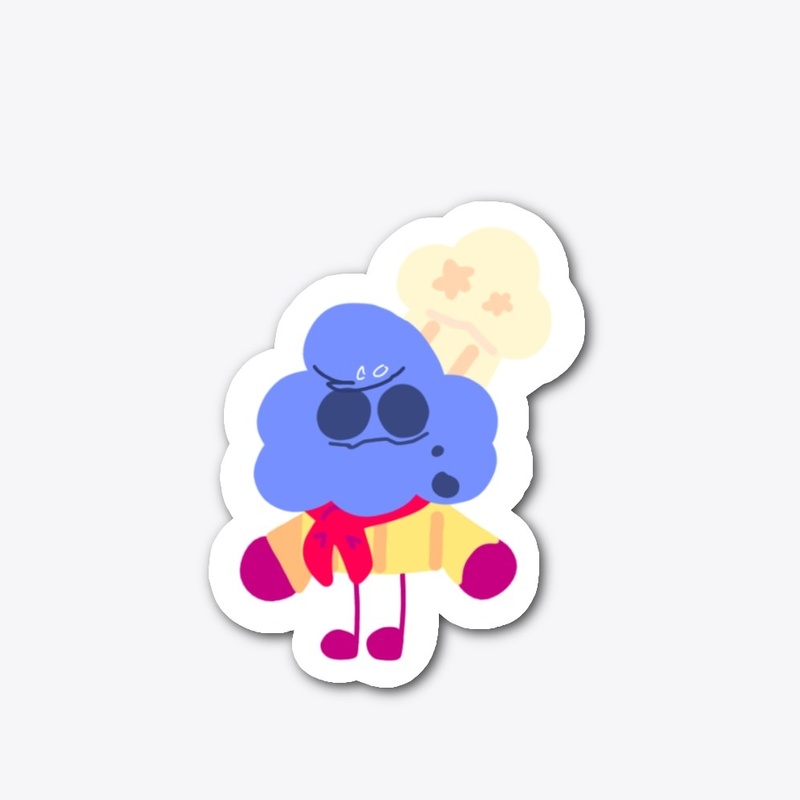 Chef Bluebree Muffin sticker